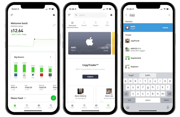 eToro Trading Apps
