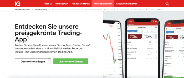 IG als Broker für Anfänger