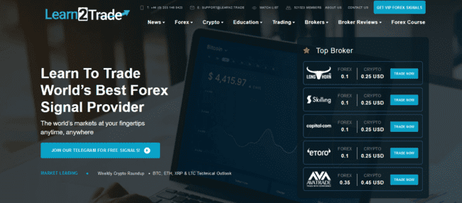 Learn2Trade kostenlose Trading Signale