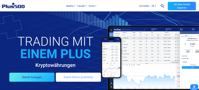 Plus500 als Broker für Anfänger