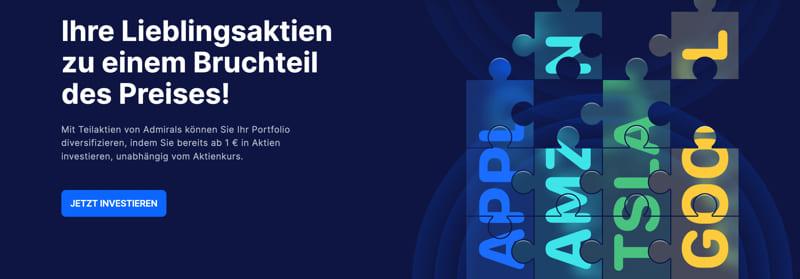 Teilaktien bei Admiral Markets