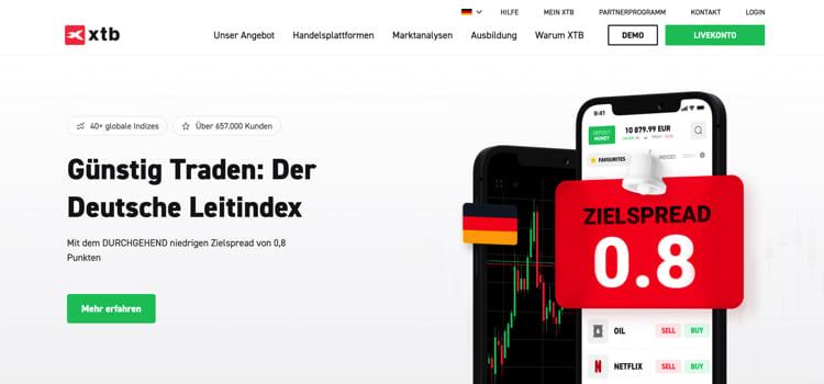 XTB Dividenden Broker