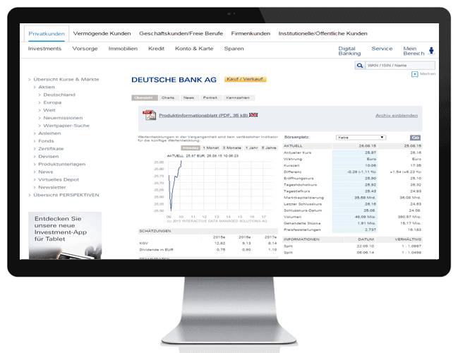 maxblue Handelsplattform