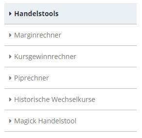 Gratis Handelstools bei SVSFX