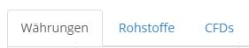 Handelbare Märkte bei ValuTrades