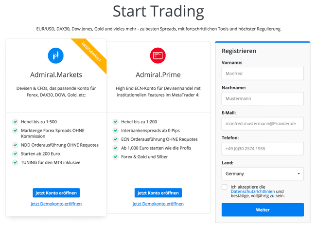 Admiral Markets Bonus