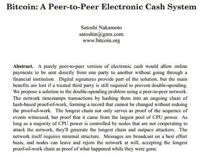 Geschichte des Bitcoins