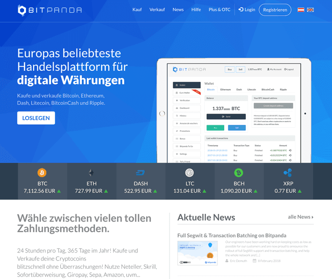 Bitpanda Erfahrungen und Test