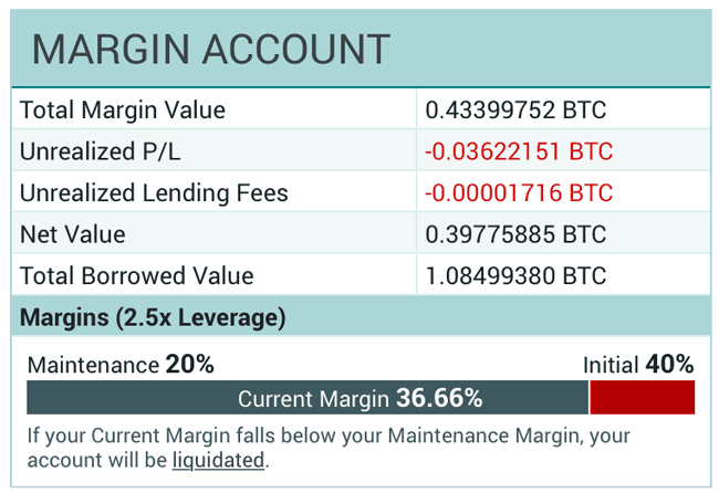 Margintrading bei Poloniex