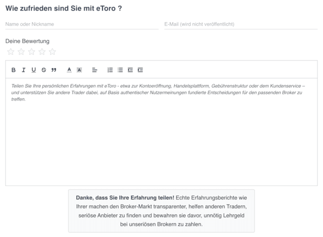 8 Tipps für das Schreiben hilfreicher Broker-Bewertungen