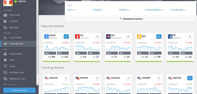 Social Trading im Demo Konto