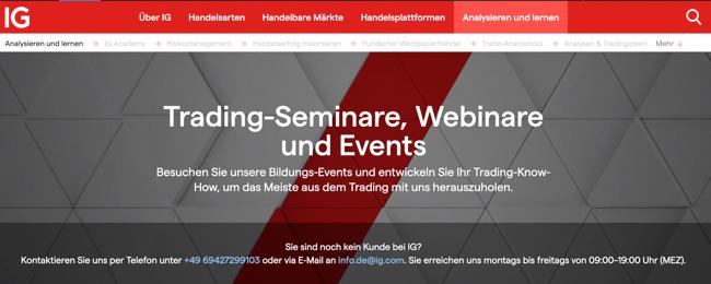IG Webinare & Seminare