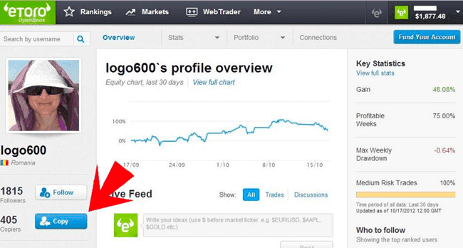 eToro Social Trading