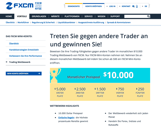 FXCM Bonus