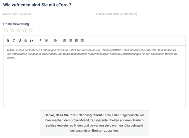 8 Tipps für das Schreiben hilfreicher Broker-Bewertungen