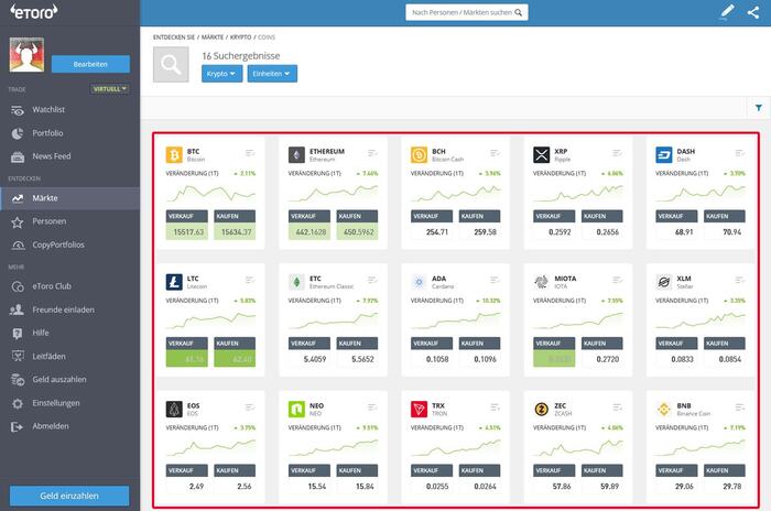 eToro Btcoin kaufen