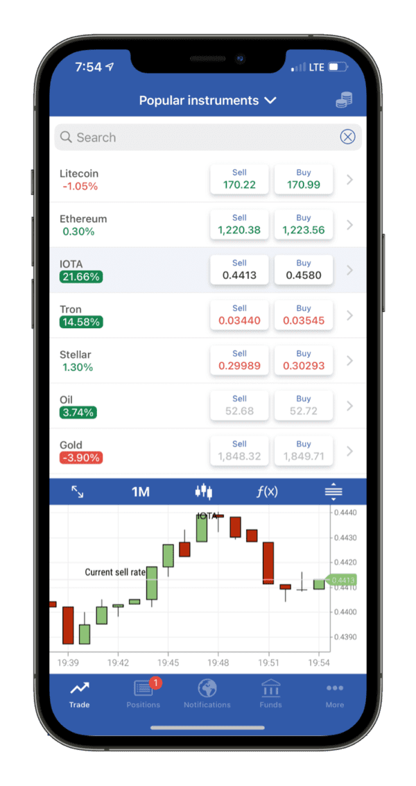Plus500 Trading App