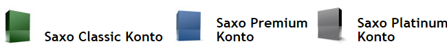 Vergleich der Kontotypen bei der Saxobank